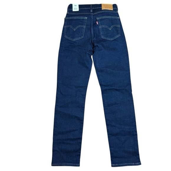 NWT Levi’s Strauss 724 High Rise Straight Jeans Dark Wash Size 25x28 - Picture 2 of 12